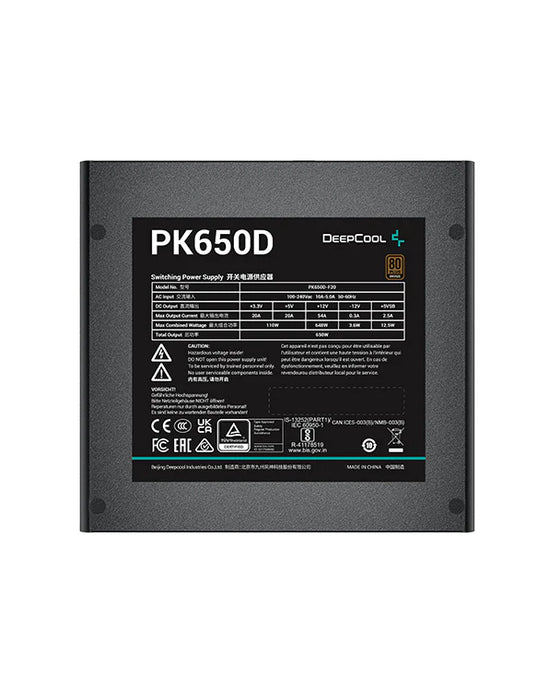 DeepCool PK650D UK BRONZE Power Supply