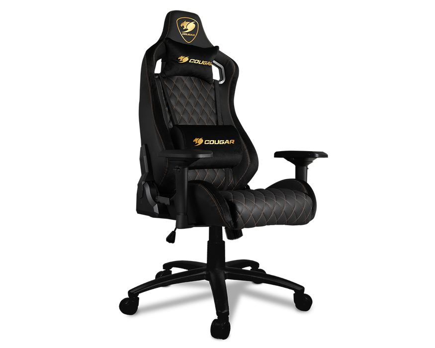 Cougar Armor S Royal Gaming Chair (Black/Gold)