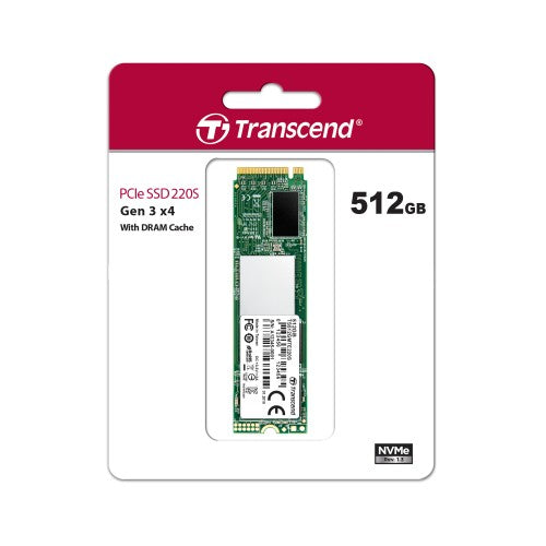 Transcend M.2 PCIe 110S 512GB Solid State Drive