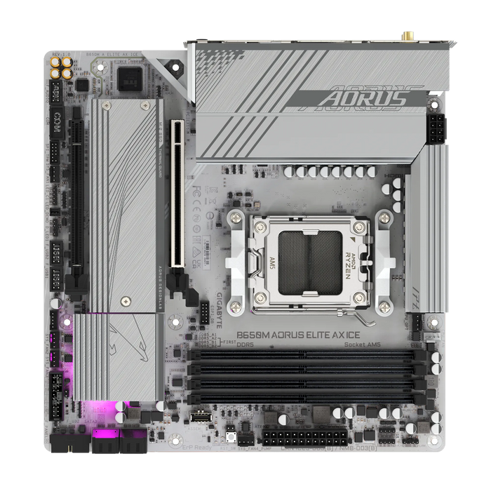 GIGABYTE B650M AORUS ELITE AX ICE D5 WIFI