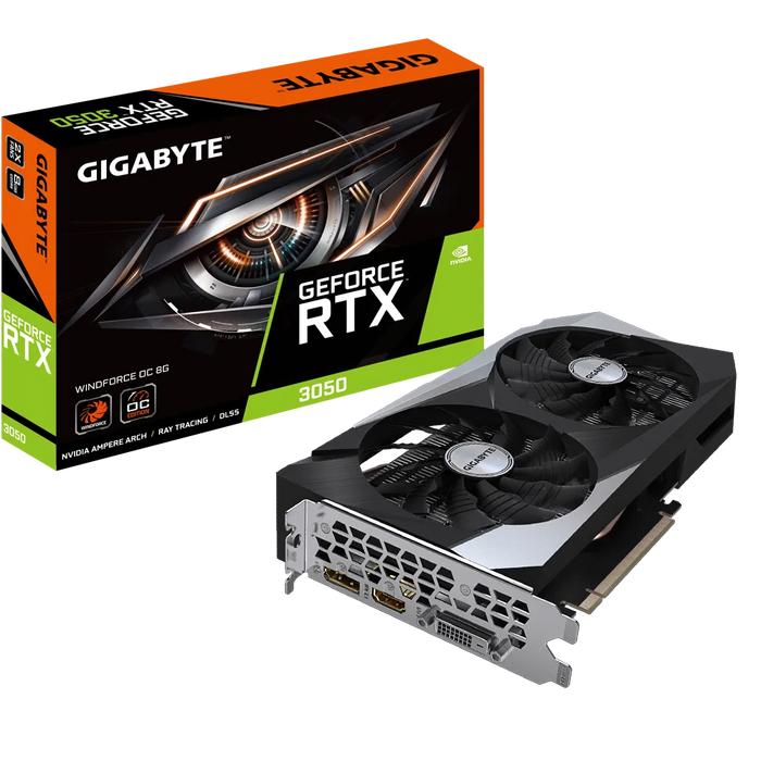 GIGABYTE GEFORCE RTX 3050 WINDFORCE OC 6G