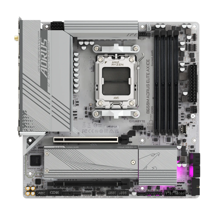 GIGABYTE B650M AORUS ELITE AX ICE D5 WIFI