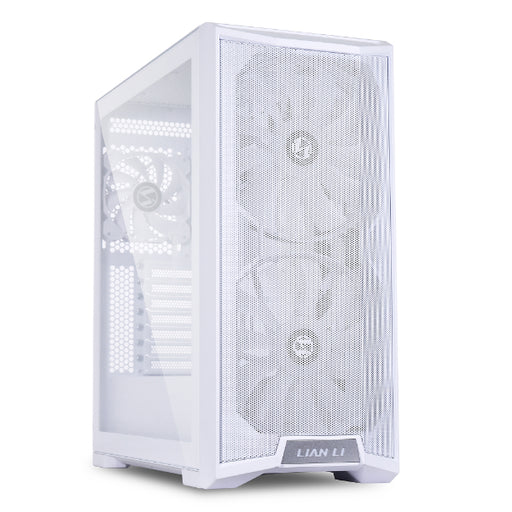 Lian Li Lancool 215 White (With 2x200mm ARGB Fans,1x120mm Fan)