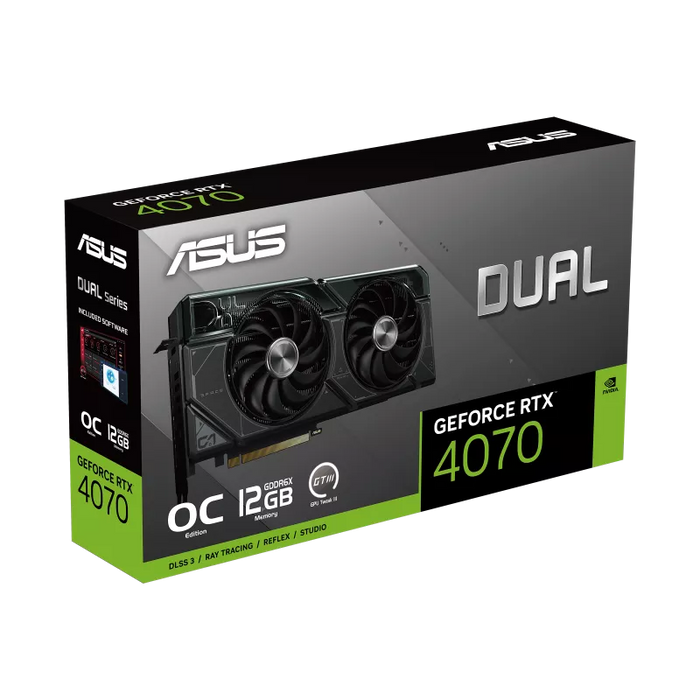 ASUS Dual GeForce RTX 4070 OC Edition 12GB GDDR6X