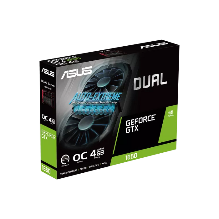 ASUS Dual GeForce GTX 1650 V2 OC Edition 4GB GDDR6