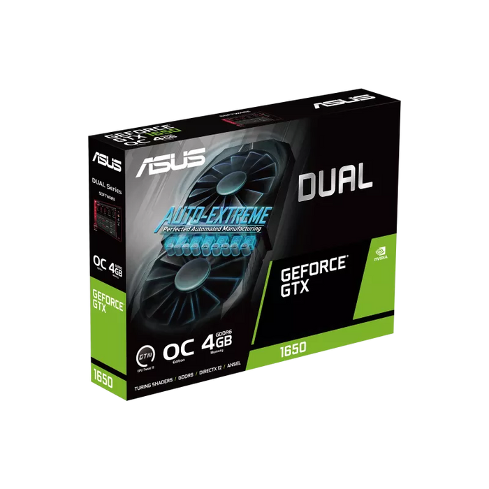 ASUS Dual GeForce GTX 1650 OC Edition 4GB EVO GDDR6