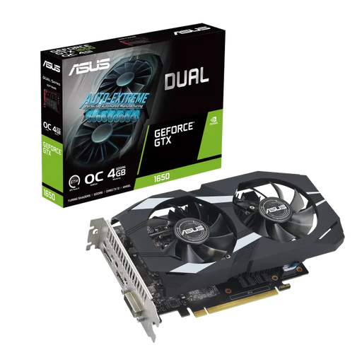 ASUS Dual GeForce GTX 1650 OC Edition 4GB EVO GDDR6