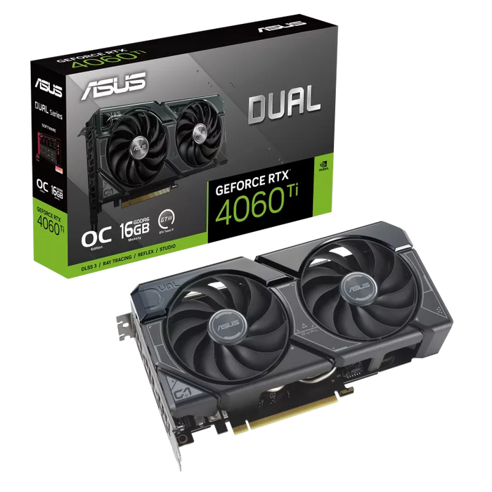 ASUS Dual GeForce RTX™ 4060 Ti OC Edition 16GB GDDR6