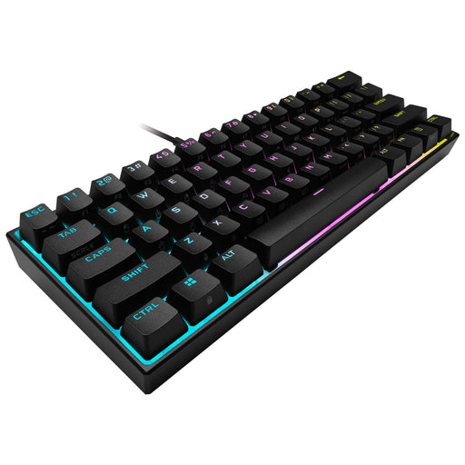 Corsair K65 RGB MINI 60% Mechanical Gaming Keyboard — CHERRY MX SPEED — Black