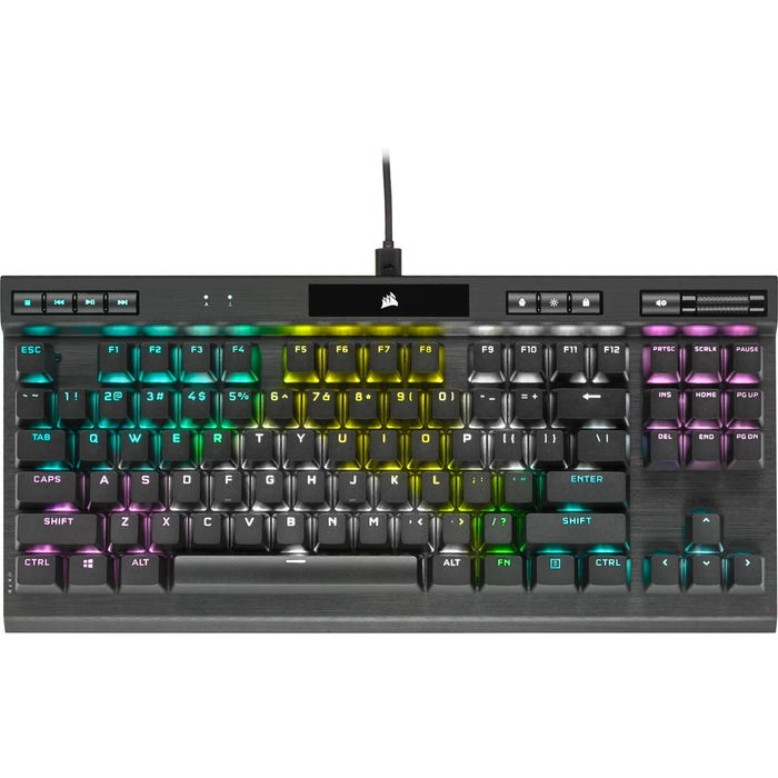 Corsair K70 RGB TKL CHAMPION SERIES Mechanical Gaming Keyboard — CHERRY MX SPEED