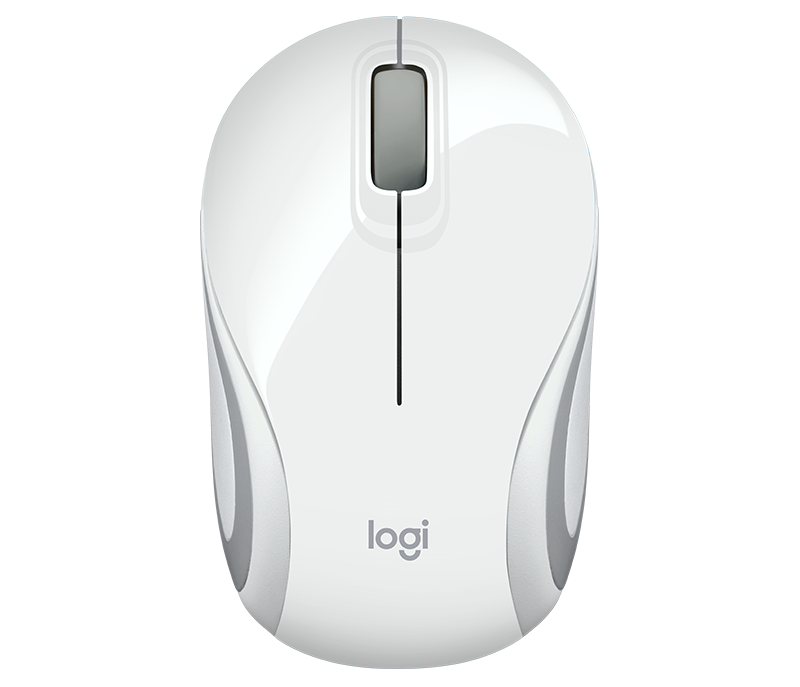 Logitech M187 Mini White Wireless Mouse - PC Fanatics