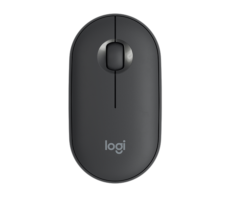 Logitech M350 Pebble Wireless & Bluetooth Mouse (Graphite)