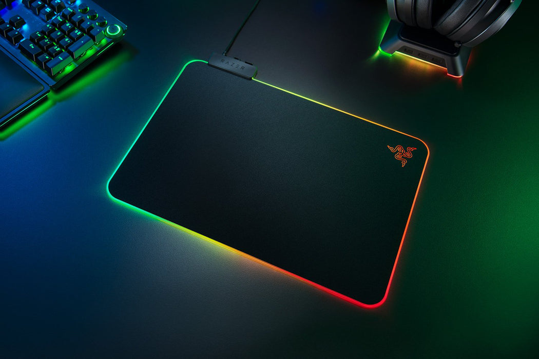 Razer Firefly V2 - Micro-textured Surface Mousepad (Mat) with Razer Chroma™ 255mm(L) x 355mm(W) x 3mm(H)