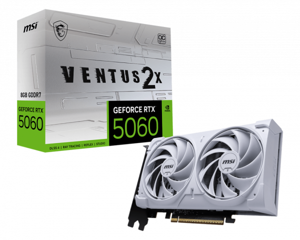 MSI RTX 5060 8G VENTUS 2X OC (WHITE)